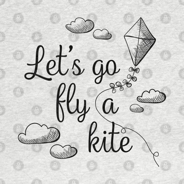 Let's Go Fly A Kite - A practically perfect fan design by KellyDesignCompany